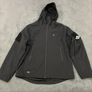 Dewbu DB-12 Black Heated Jacket Electric Rechargeable Winter Coat Men’s Size XL